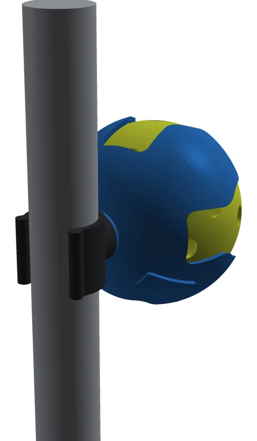 Back render of an early PickleDock