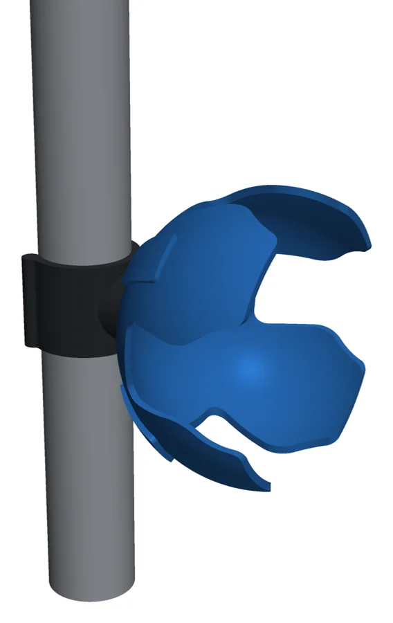 Render of an early, empty PickleDock cup
